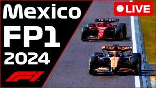 F1 LIVE - Mexico GP FP1 - Commentary + Live Timing