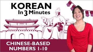 Learn Korean - Counting from 1-10 in Korean