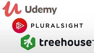Udemy vs Pluralsight vs Treehouse which one is right for you?