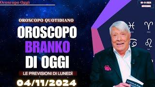 Oroscopo Branko del 4 Novembre 2024 - Segni Favoriti e Sorprese del Giorno!