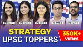 Strategy UPSC Toppers | UPSC Toppers' Success Stories | ForumIAS