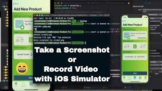 How to Record iOS Simulator Video in Xcode And Take ScreenShot - Hindi - Urdu