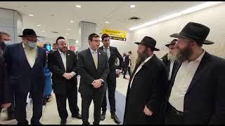 Ukraine Shluchim, leaders remarks on greeting at JFK