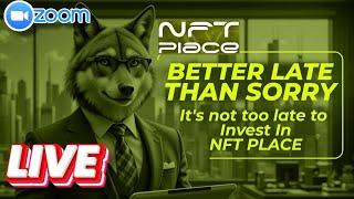 NFT PLACE Zoom Meeting Live | NFT PLACE Business Plan Zoom | NFT PLACE HINDI LIVE MARCH 19