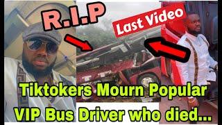 BREAKING: T£ARS FLOW AS TIKTOKERS M0URN POPULAR VIP BUS DRIVER WHO D!ED IN ACCRA-KUMASI ACC!DENT