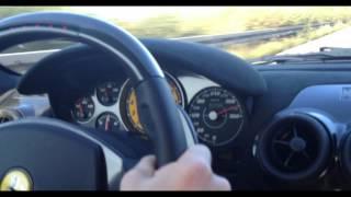 330 km/h (205 mph) on German Autobahn - Ferrari 430 Scuderia Capristo Exhaust - 1080p HD