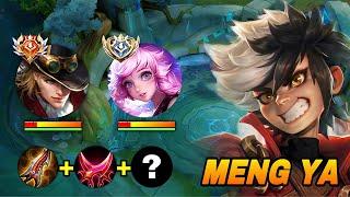 HOW TO WIN AGAINST META MARCOxYARIA COMBO USING MENG YA RANK GAME! - PERFECT ROTATION & POSITIONING