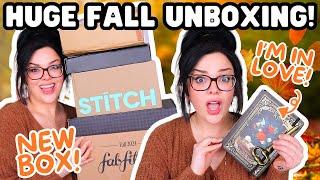 HUGE SPOOKY SEASON UNBOXING | BRAND NEW BOX! Fall FabFitFun, Archer & Olive, Witch Box, & More!