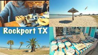 What's in ROCKPORT Texas: Attractions , Seafood Lunch, Beach l Sezzy and Addy