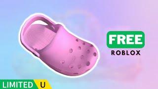 FREE LIMITED UGC | How to get Croc On Your Head Pink in Crocs World Tycoon on Roblox