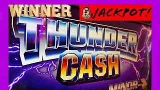 Thunder Cash JACKPOT!  HIGH LIMIT Slot Play 