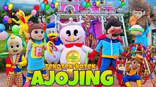 ONDEL ONDEL DAN BADUT LUCU AJOJING 🩷 LIRIK LAGU TEKOTEK-TEKOTEK SPECIAL 2024 ‼️