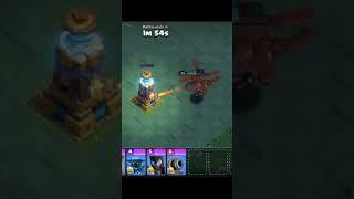 Mega Tesla Max level 10 VS Battle Copter Max level 35. #coc #clashofclans #gaming  #builderbase