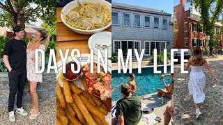 VLOG: weekend on nantucket, waking up early, homemade chicken salad, + more