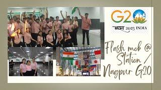 Didi's Flash mob Dance @ Station / G20 @ Nagpur/ Miss Mrunmayee