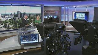 A Quick Peek Around The New CBS13 Set