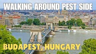 WANDERING AROUND PEST SIDE | BUDAPEST CITY, HUNGARY #travel #tour #tourist #europe