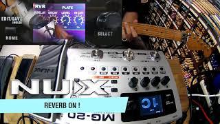 How to get a good lead tone from the NUX MG 20 Multi effect pedal