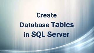 Create Table in SQL Server