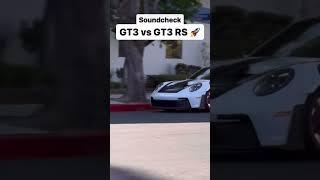 PORSCHE 992 GT3 VS GT3RS SOUND COMPARISON creds flachtstory