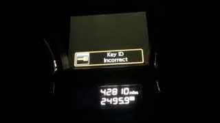 Nissan Invalid Key ID on Push To Start