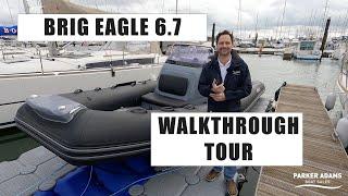 Brig Eagle 6.7 Walkthrough Yacht / Boat Tour - Great value versatile RIB - Lots of space and 175HP!