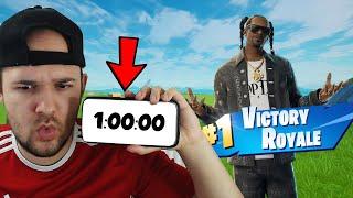 Am 1 ORA Sa Fac Primul Win La Fortnite !