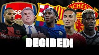  BARÇA 4 DEALS! ANTONY AND STERLING DECISION! POGBA UPDATES, PEP…