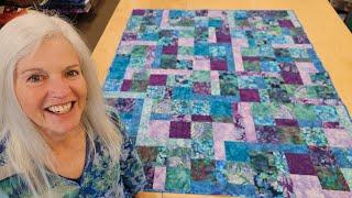 EASY "Serenity" Patchwork Quilt!