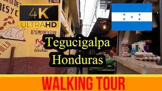 【4K 60fps】Tegucigalpa  ~ Walking Tour - Honduras