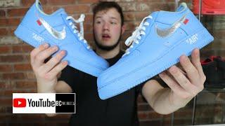 OFF WHITE NIKE AIR FORCE 1 MCA | UNBOXING REVIEW