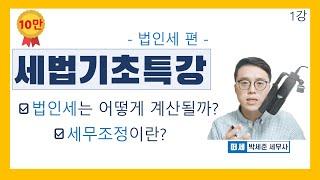 [세법기초 강의] 법인세 1강 세무조정이란?  개요 1편 l 결산조정, 신고조정, 결산조정사항, 신고조정사항 l [세법개론 1강]