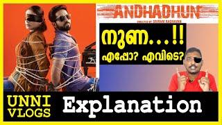 Andhadhun Climax Explanation Malayalam by Unni Vlogs