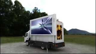 Deluxe Hydraulic-lift Mobile Advertising LED Screen Truck For Sale