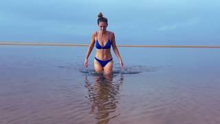 Walking barefoot to Scolt Head Island (grounding and wild swimming North Norfolk) ‍️