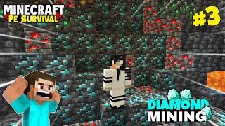 Minecraft survival series ep 3 || Minecraft pocket edition || minecraft 1.21 pe survival series