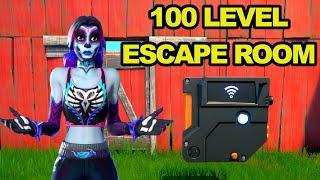 100 TRIGGER ESCAPE ROOM SOLUTION 8895-9555-8059  - Fortnite