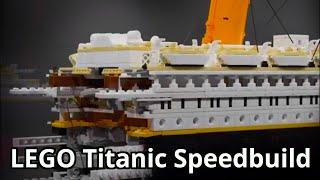 LEGO 10294 Titanic Speedbuild Transformer | 10294 LEGO Titanic Rendered | Blender Geometry Nodes 3.1