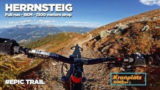 Herrnsteig (Kronplatz, Südtirol) - Full Run of an epic MTB trail