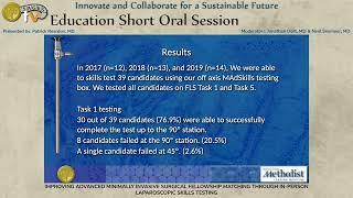 IMPROVING ADVANCED MINIMALLY INVASIVE SURGICAL FELLOWSHIP MATCHING THROUGH IN-PERSON LAPAROSCOPI...