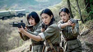 Heroes on the hill! The female team strikes the Japanese with a deadly blow, annihilating them!