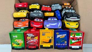 Lot of Disney Pixar Cars Unboxing Review | Lightning Mcqueen Bubble RC Cars | Sliding Cars ASMR