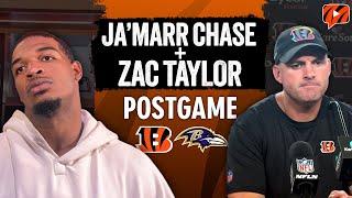 Ja'Marr Chase and Zac Taylor React to Bengals Week 5 LOSS to Ravens