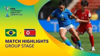 Brazil v Korea DPR | FIFA U-20 Women's World Cup Colombia 2024 | Match Highlights