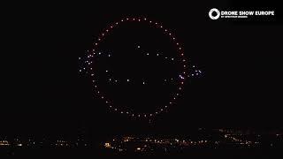 Drone show - for the 60th anniversary of mankind in space - Brno Czech republic