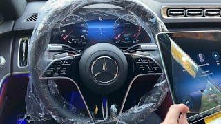 SATISFYING Unwrapping 2021 NEW S-CLASS! S580 V8 Interior Exterior Unwrapping