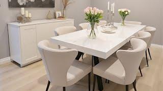 Top Modern Dining Room Design Ideas 2025 New Stylish Living Room Dining Table Decorating Ideas