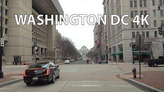 Washington DC 4K - Driving Downtown