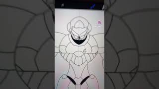 Metroid Prime drawing #shorts #art