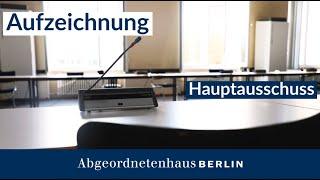 73. Sitzung des Hauptausschusses am 05.03.2025